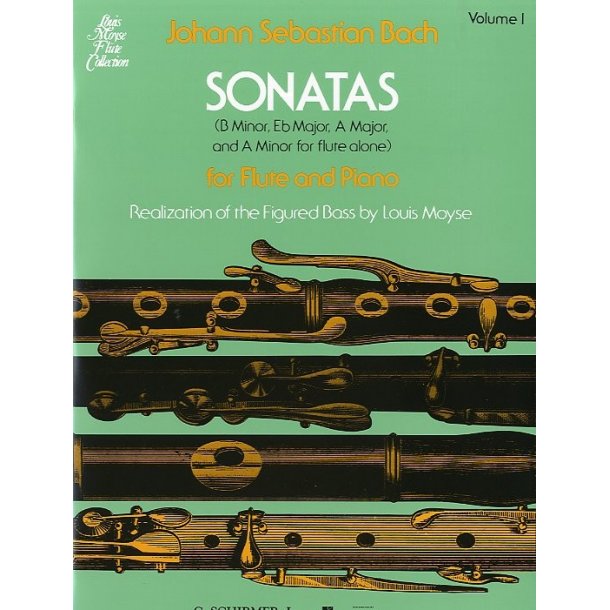 J S Bach Sonatas For Flute And Piano Volume 1 Fl 248 Jte