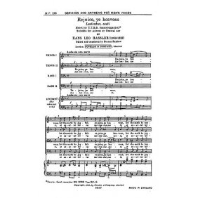 Cantate Domino Hans Leo Hassler Tenor