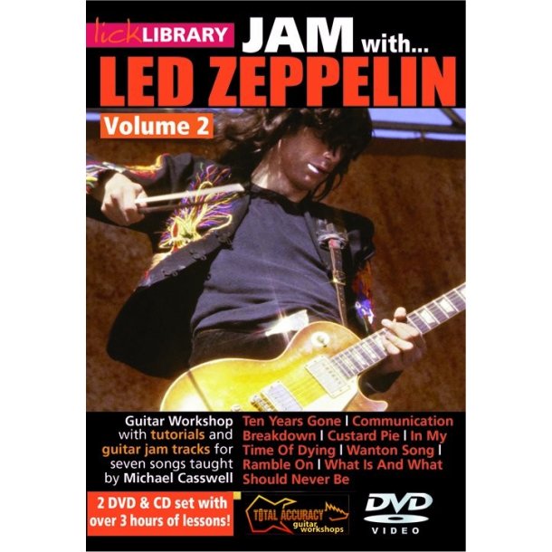 Lick Library Jam With Led Zeppelin Volume 2 Elektrisk Guitar